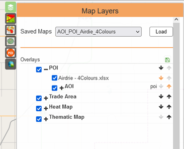 Software Release. Use POIs and AOIs in layered maps now